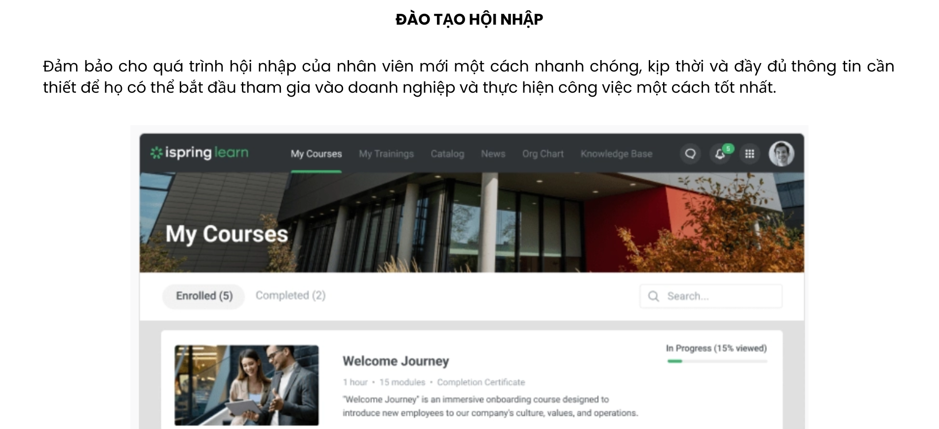 LMS đào tạo hội nhập